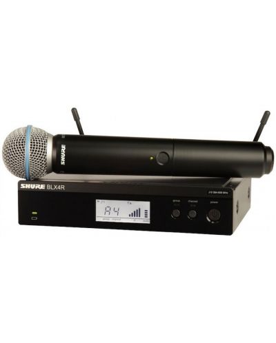 Bežični mikrofonski sustav Shure - BLX24RE/B58-T11, crni - 1
