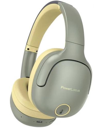 Bežične slušalice PowerLocus - P7, Asphalt Grey - 1