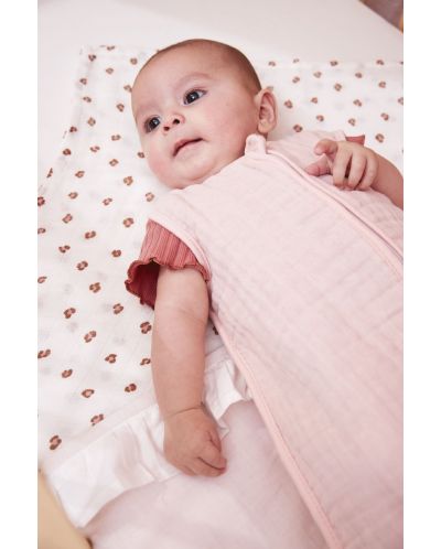 Vreća za spavanje za bebe Meyco Baby -  Uni, Tog 0.5, 90 cm, Pink - 3