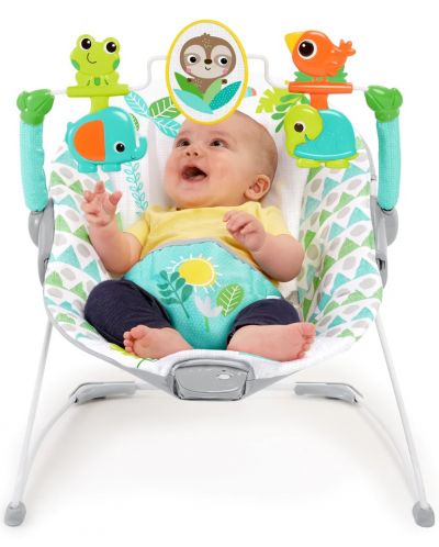 Ležaljka za bebe Bright Starts - Spinnin’ Safari - 4