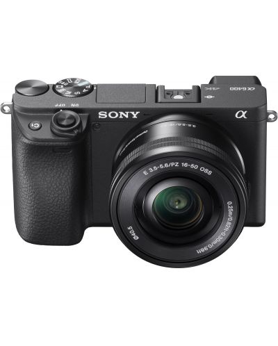 Fotoaparat bez zrcala Sony - A6400, E PZ 16-50mm OSS, Black - 1