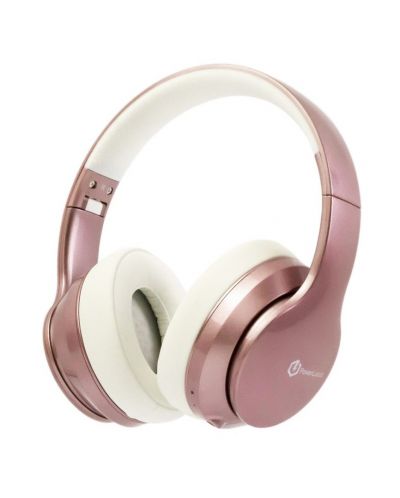 Bežične slušalice PowerLocus - P6, ružičaste - 1