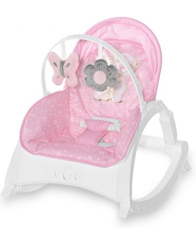 Ležaljka za bebe Lorelli - Enjoy, Pink Hug - 1