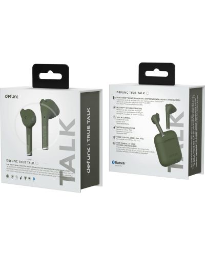 Bežične slušalice Defunc - TRUE TALK, TWS, zelene - 3
