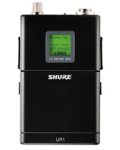 Bežični odašiljač Shure - UR1-J5E, crni - 2