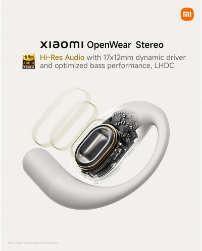 Bežične slušalice Xiaomi - OpenWear Stereo, TWS, Cosmic Gray - 6