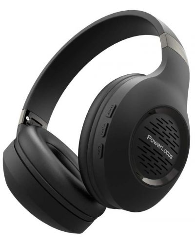 Bežične slušalice PowerLocus - P4 Plus, crne - 2