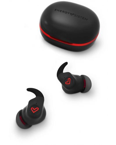 Bežične slušalice Energy Sistem - Freestyle, TWS, crno/crvene - 2