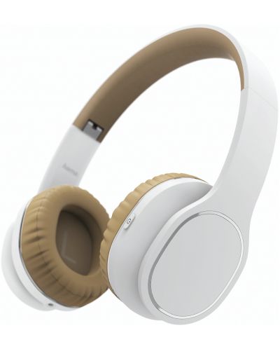 HAMA Slušalice "Touch" Bluetooth  On-Ear ,, mikrofon, bijelo/smeđe, tipke na dodir - 1