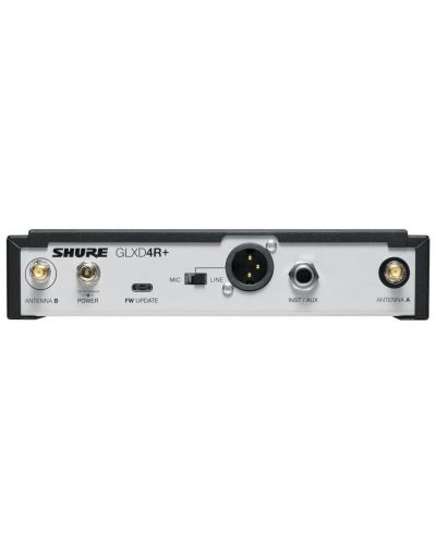 Bežični mikrofonski sustav Shure - GLXD124R+/85/SM58, crni - 5