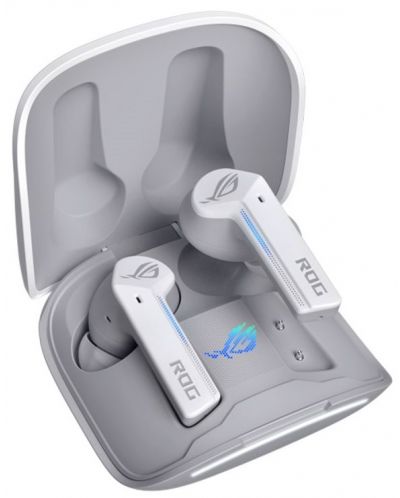 Bežične slušalice ASUS - ROG Cetra True Wireless, ANC, bijelo/sive - 1