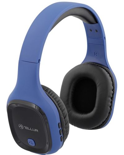 Bežične slušalice s mikrofonomTellur - Pulse, plave - 1