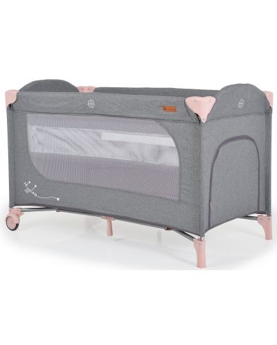 Krevetić za bebe na dvije razine Cangaroo - Skyglow 2, ružičasti - 1