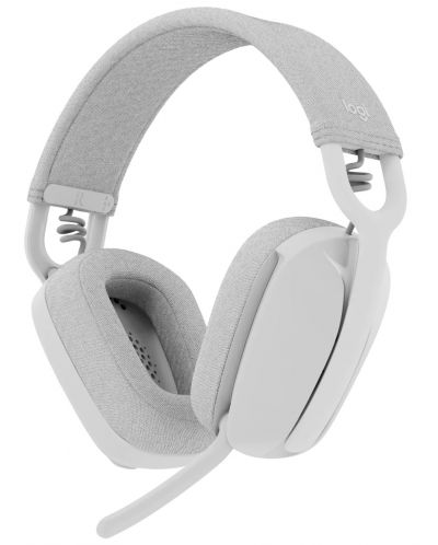 Bežične slušalice s mikrofonom Logitech - Zone Vibe 100, bijelo/sive - 1