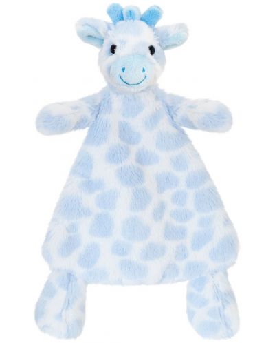 Igračka za bebu Keel Toys - Žirafa za maženje, 25 cm, plava - 1