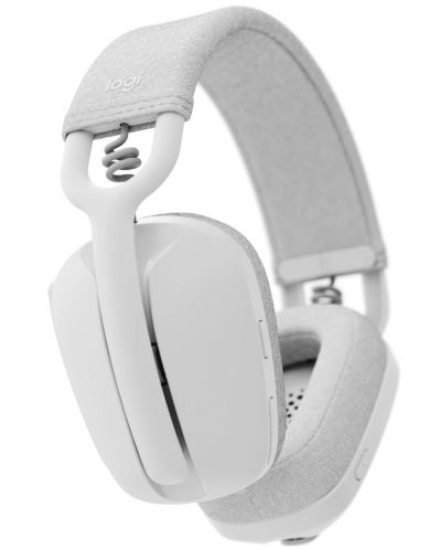 Bežične slušalice s mikrofonom Logitech - Zone Vibe 100, bijelo/sive - 3