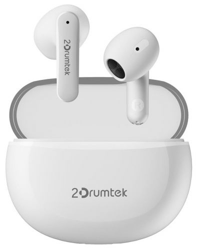 Bežične slušalice A4tech - B20 2Drumtek, TWS, bijele - 3