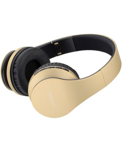 Bežične slušalice PowerLocus - P1, zlatne - 5
