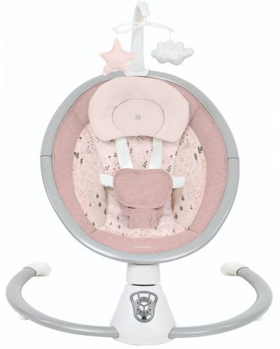 Električna ljuljačka za bebe KikkaBoo - Twiddle, Pink - 1