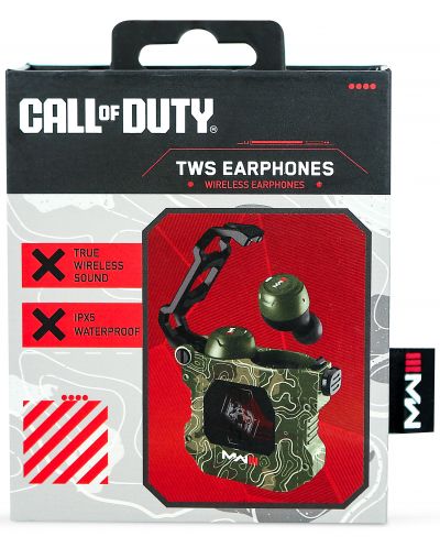 Bežične slušalice OTL Technologies - Call of Duty MWIII, TWS, Olive Camo - 7