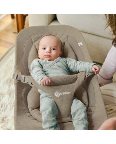 Ležaljka za bebe 3 u 1 Ergobaby - Evolve, Soft Olive  - 7