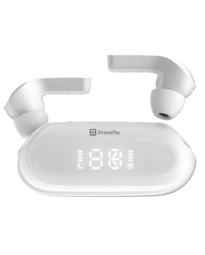 Bežične slušalice XtremeMac - X-TWIST, TWS, bijele - 1
