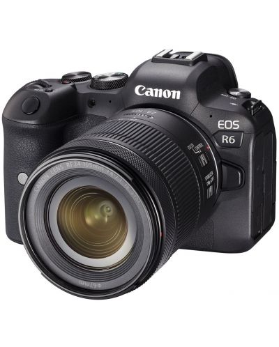 Fotoaparat bez zrcala Canon - EOS R6, RF 24-105mm, f/4-7.1 IS STM, crni - 2