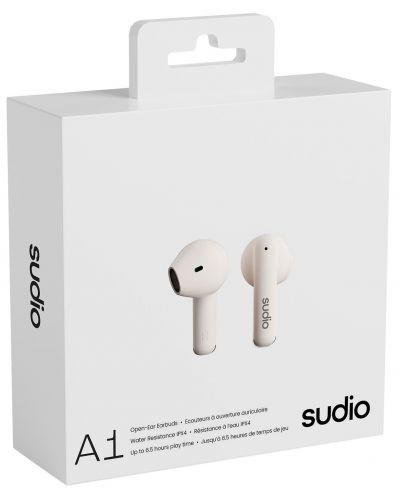 Bežične slušalice Sudio - A1, TWS, bijele - 4