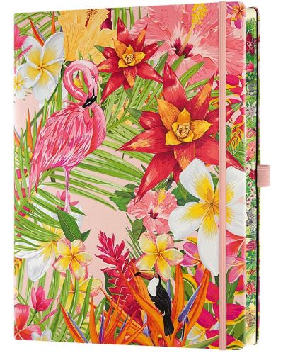 Dnevnik Castelli Eden - Flamingo, 13 x 21 cm, s linijama - 2