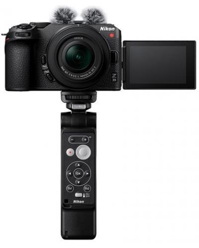 Fotoaparat bez zrcala Nikon - Z30, Vlogger Kit, Black - 1