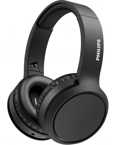 Bežične slušalice s mikrofonom Philips - TAH5205BK, crne - 1