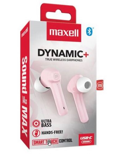 Bežične slušalice Maxell - Dynamic, TWS, ružičaste - 2