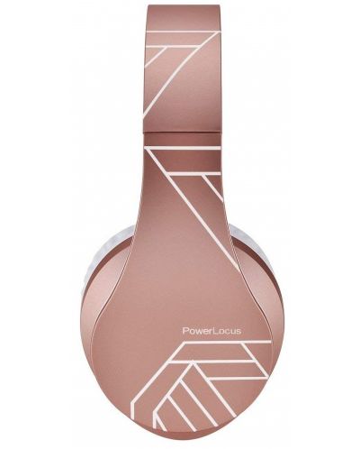 Bežične slušalice PowerLocus - P2, ružičasto/zlatne - 3