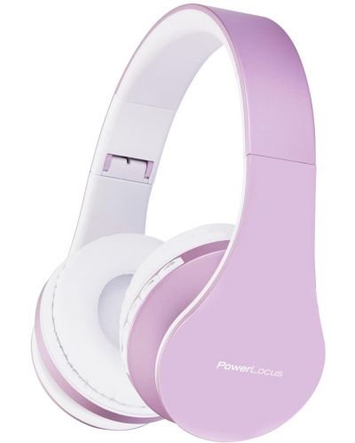 Bežične slušalice PowerLocus - P1, bijelo/ljubičaste - 4