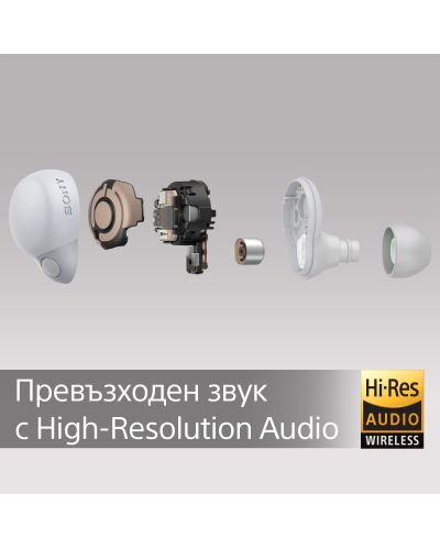 Bežične slušalice Sony - LinkBuds S, TWS, ANC, bijele - 5