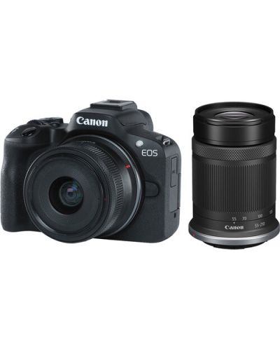 Kamera bez ogledala Canon - EOS R50 + RF-S 18-45mm, f/4.5-6.3 IS STM + 55-210mm, f/5-7.1 IS STM + Objektiv Canon - RF, 15-30mm, f/4.5-6.3 IS STM - 2