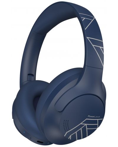 Bežične slušalice PowerLocus - P3 Upgrade, plave - 1