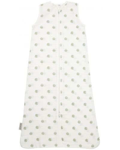 Vreća za spavanje za bebe Meyco Baby - Tog 0.3, 70 cm, Dotts, Light Green - 1