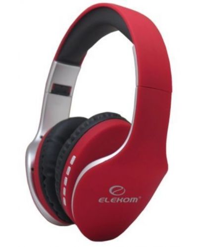 Bežične slušalice s mikrofonom Elekom - EK-P18, crvene - 1