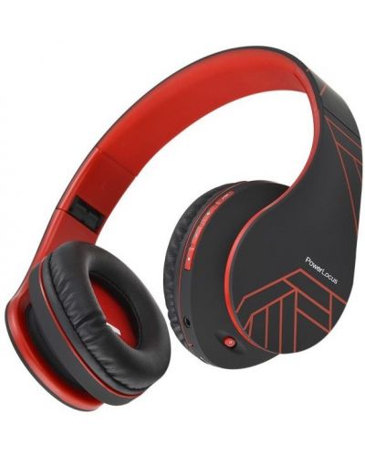 Bežične slušalice PowerLocus - P2, crne/crvene - 2