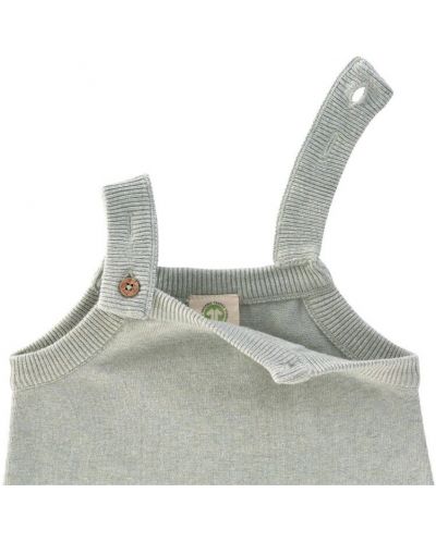 Dječji kombinezon Lassig - Cozy Knit Wear, 74-80 cm, 7-12 mjeseci, sivi - 3