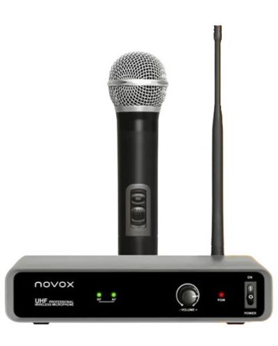Bežični mikrofonski sustav Novox - Free H1, crno/sivi - 1