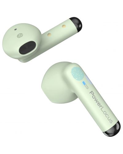 Bežične slušalice PowerLocus - PLX1, TWS, zelene - 4