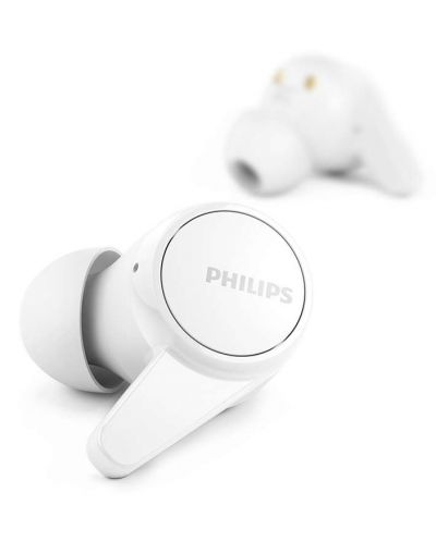 Bežične slušalice Philips - TAT1207WT/00, TWS, bijele - 4