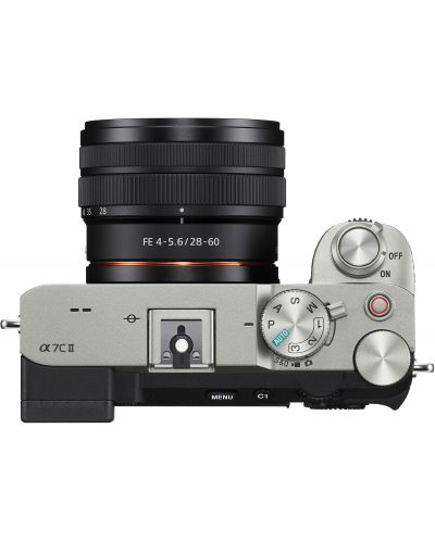 Fotoaparat bez zrcala Sony - A7C II, FE 28-60mm, f/4-5.6, Silver - 10