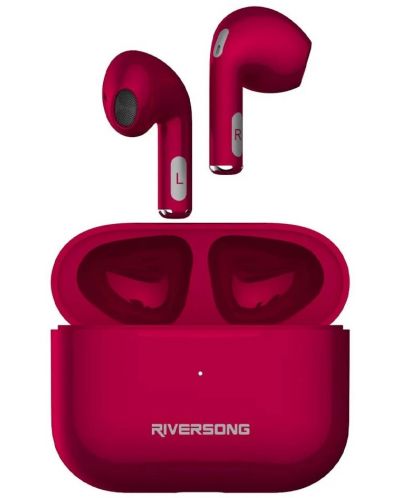 Bežične slušalice Riversong - Air Mini Pro, TWS, crvene - 1