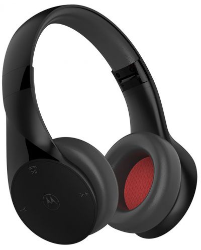 Bežične slušalice s mikrofonom Motorola - XT500, crne/sive - 1
