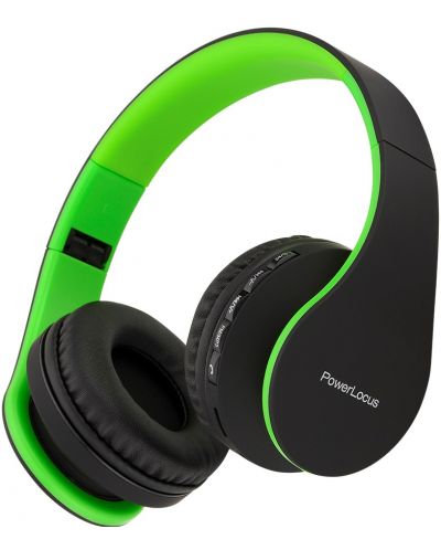 Bežične slušalice PowerLocus - P1, zelene - 1