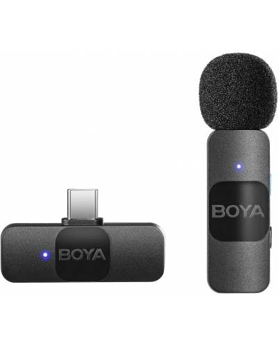 Bežični mikrofonski sustav Boya - BY-V10, crni - 1