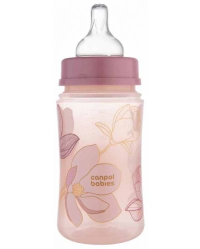 Dječja bočica protiv grčeva Canpol babies - Easy Start, Gold, 240 ml, ružičasta - 2